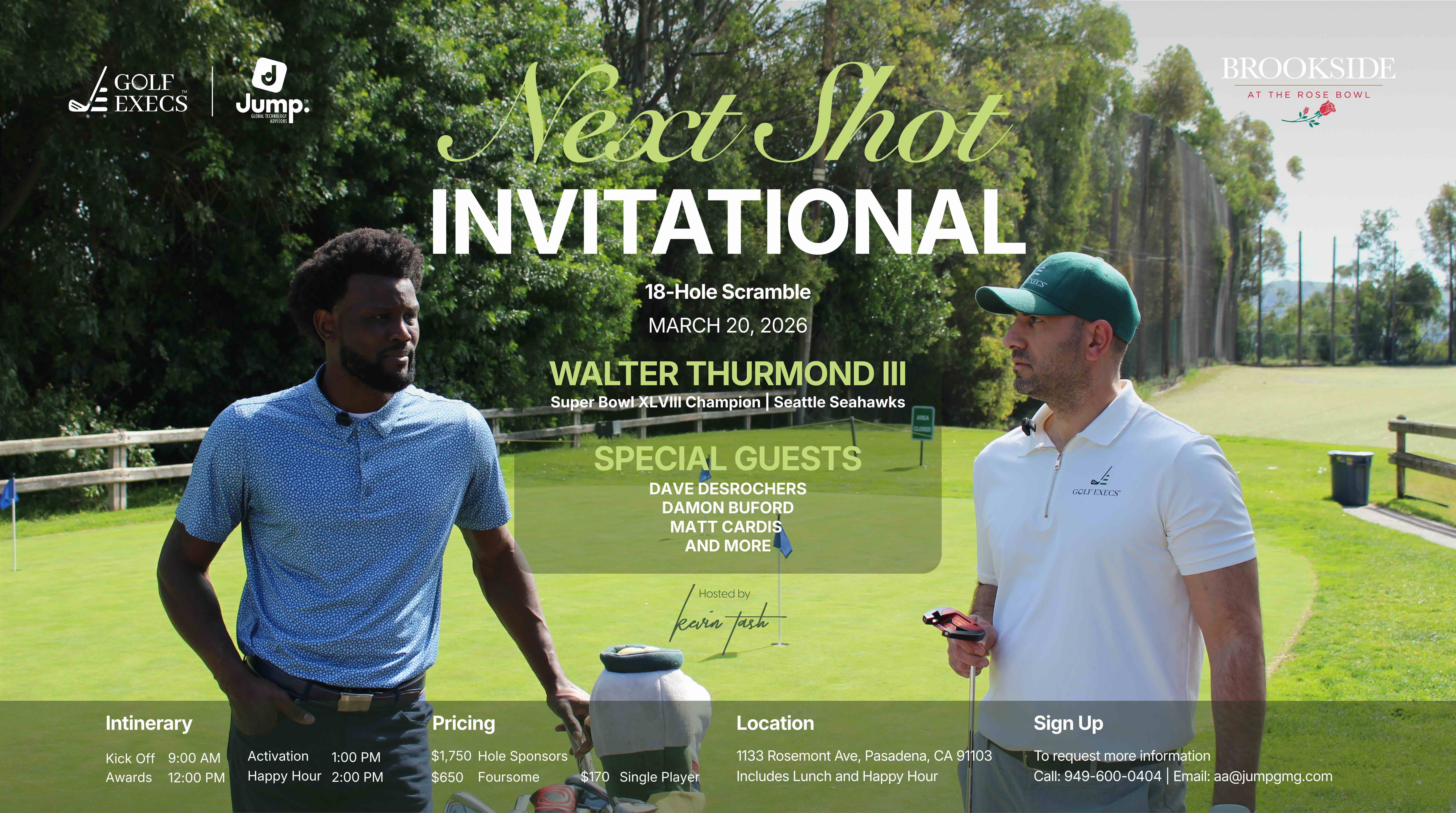 Next Shot Networking Invitational — March 20, 2026 at Brookside Golf Club